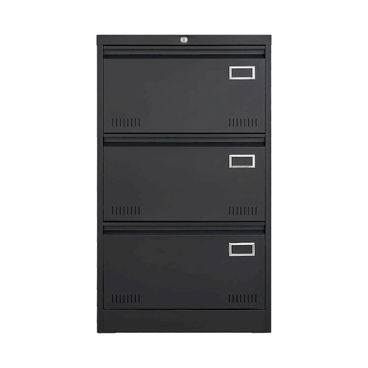 Metal Lateral 3 Drawer File Cabinet with Lock