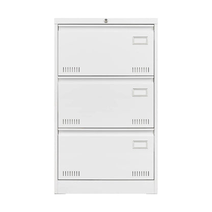 Metal Lateral 3 Drawer File Cabinet with Lock