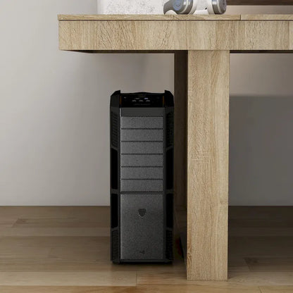 Business Furniture 86.6W x 47.2D Conference Table with Wood Base Desk