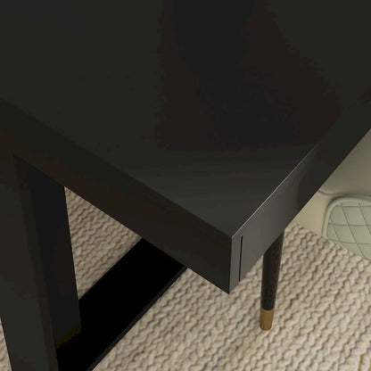 Business Furniture 86.6W x 47.2D Conference Table with Wood Base Desk