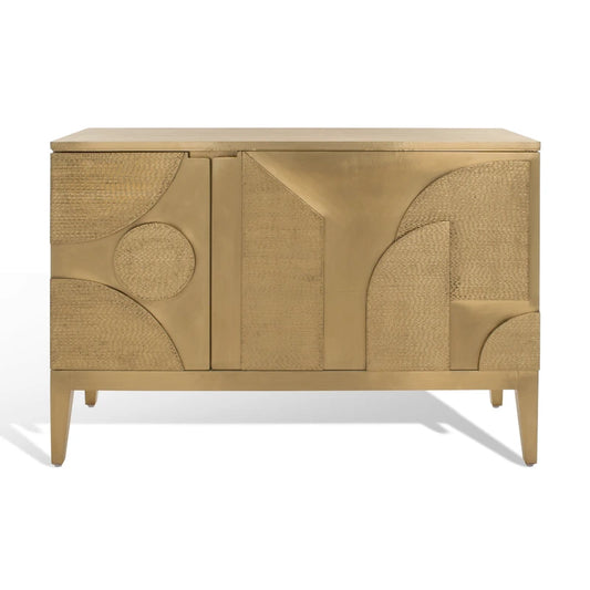 SAFAVIEH Couture Mervana Brass Covered Sideboard