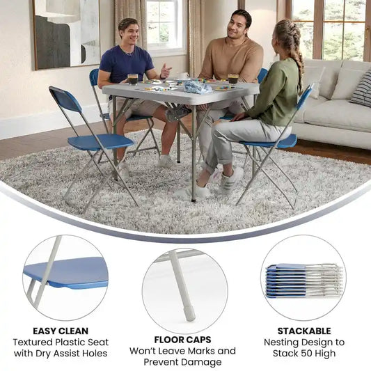 Plastic Folding Chair - 650LB Weight Capacity - Event Chair