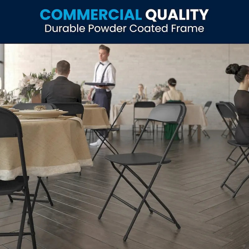 Plastic Folding Chair - 650LB Weight Capacity - Event Chair