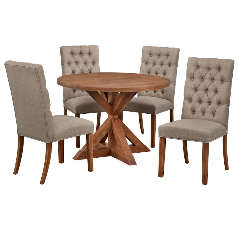 Simple Living Charlotte Pedestal Dining Table