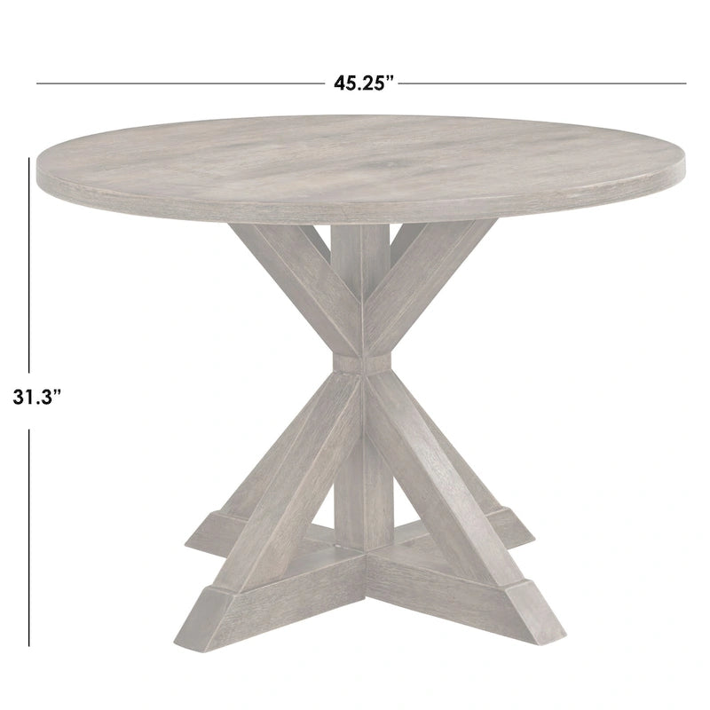 Simple Living Charlotte Pedestal Dining Table