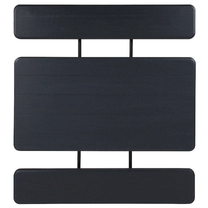 All-In-One Folding Picnic Table and Bench Set - Adult Size, Wood Grain