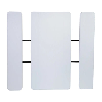 All-In-One Folding Picnic Table and Bench Set - Adult Size, Wood Grain