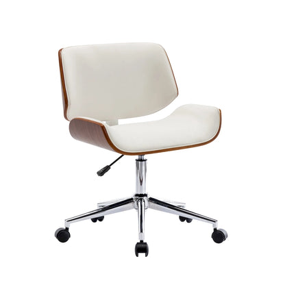 Carson Carrington Herning Faux Leather Mid-Century Office Chair