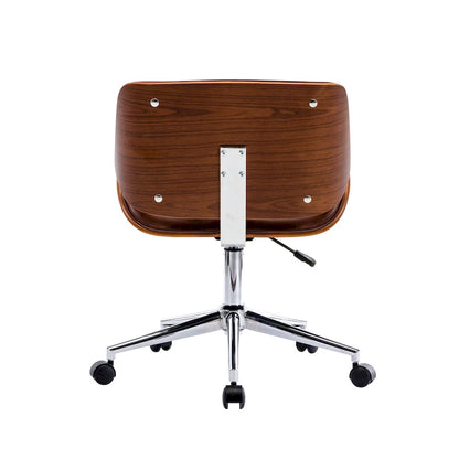 Carson Carrington Herning Faux Leather Mid-Century Office Chair