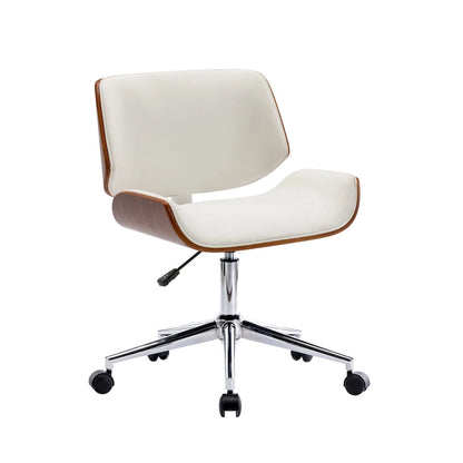 Carson Carrington Herning Faux Leather Mid-Century Office Chair