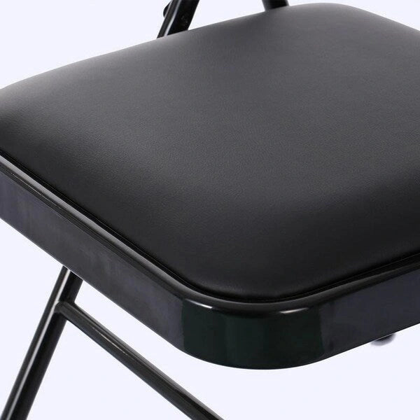 Elegant Foldable Iron & PVC Chairs for Convention & Exhibition 4 or 6 Pack Folding Chair