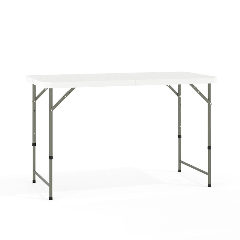 Plastic Height Adjustable Folding Table