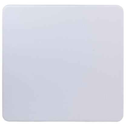 2.81-Foot Square Plastic Folding Table - Card Table/Game Table