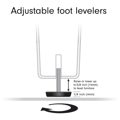 Jasper Rectangular TV Stand with Log Fireplace for TV's up to 65