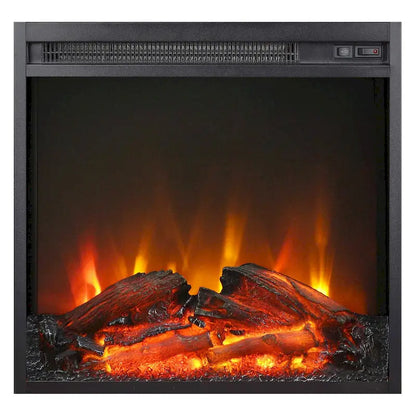 Jasper Rectangular TV Stand with Log Fireplace for TV's up to 65