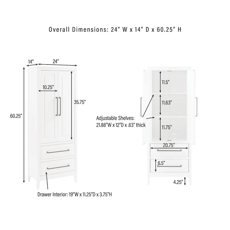 Crosley Genevieve Storage Pantry