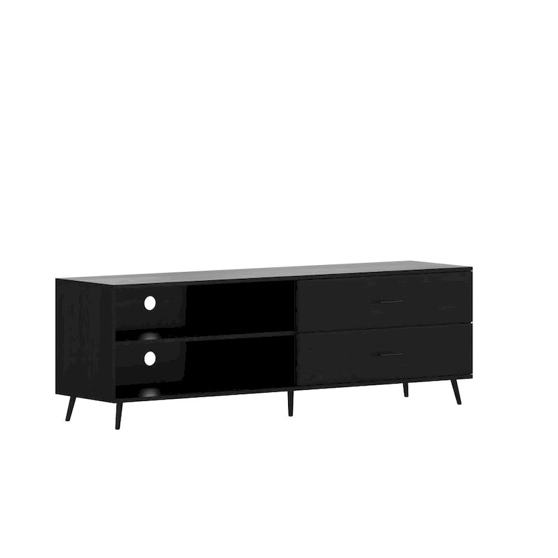 TV Stand for up to TV's with Adjustable Shelf and Storage Drawers