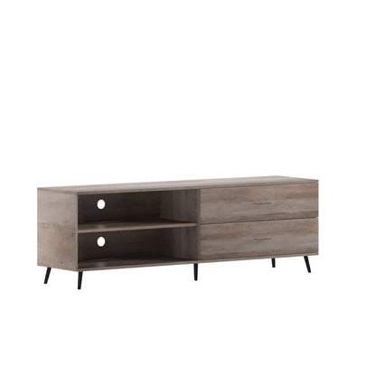 TV Stand for up to TV's with Adjustable Shelf and Storage Drawers
