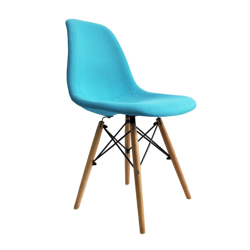 Porthos Home Haig Modern Dining Chairs, Fabric & Beech Wood