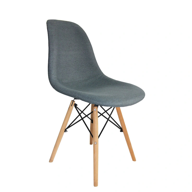 Porthos Home Haig Modern Dining Chairs, Fabric & Beech Wood