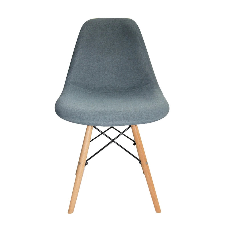 Porthos Home Haig Modern Dining Chairs, Fabric & Beech Wood