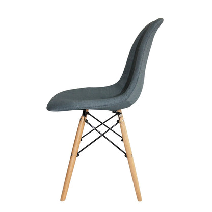 Porthos Home Haig Modern Dining Chairs, Fabric & Beech Wood