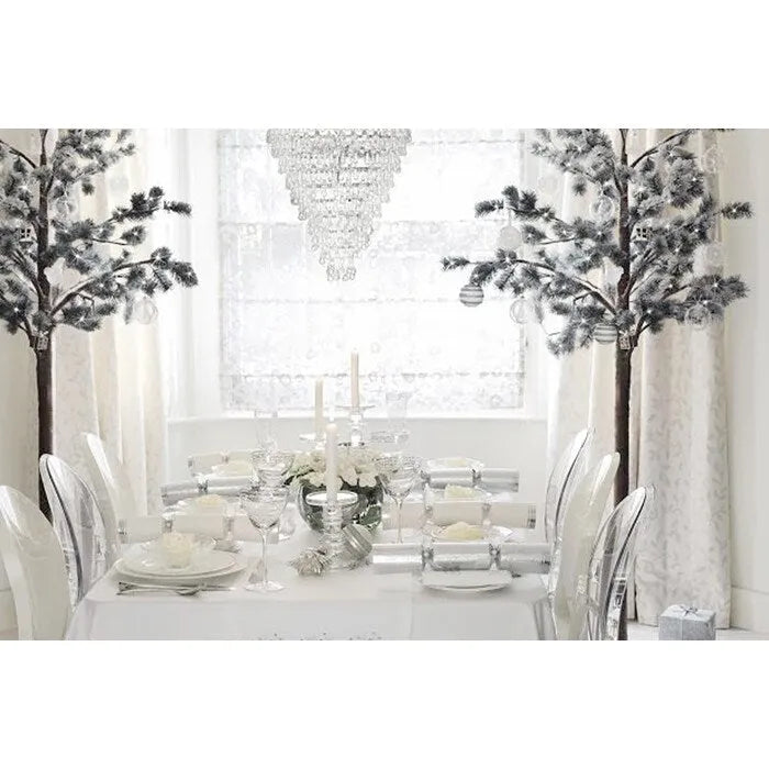 Stackable Mid Century Modern Crystal Clear Side Chairs Dining Living Room Transparent No Arms Accent Desk