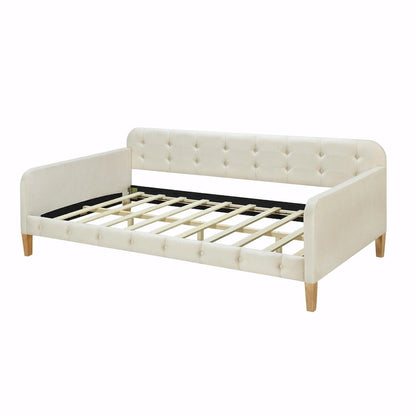Upholstered Daybed with 4 Support Legs