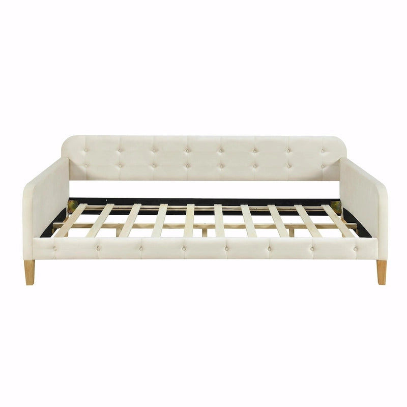 Upholstered Daybed with 4 Support Legs