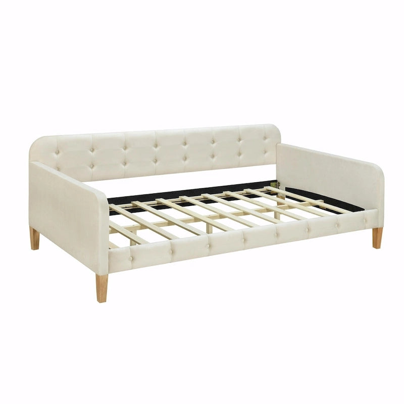 Upholstered Daybed with 4 Support Legs