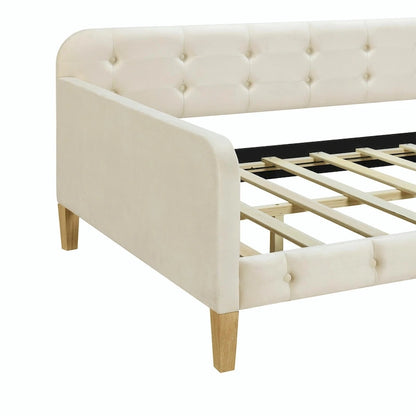 Upholstered Daybed with 4 Support Legs