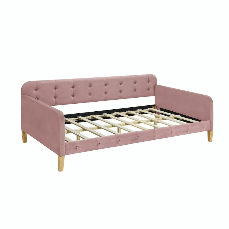Upholstered Daybed with 4 Support Legs