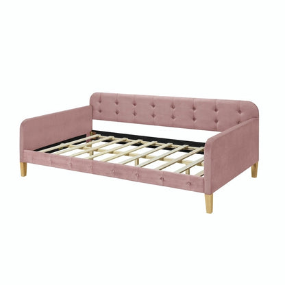 Upholstered Daybed with 4 Support Legs