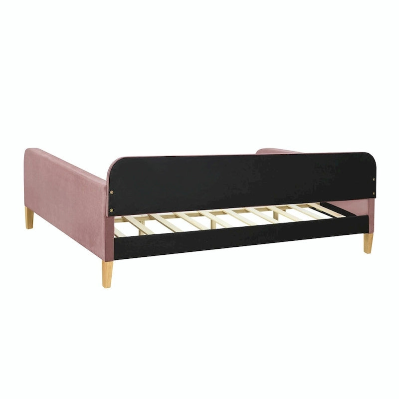 Upholstered Daybed with 4 Support Legs