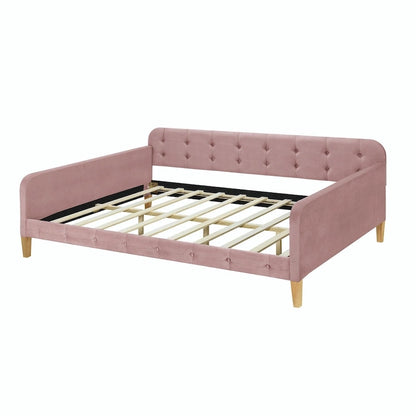 Upholstered Daybed with 4 Support Legs