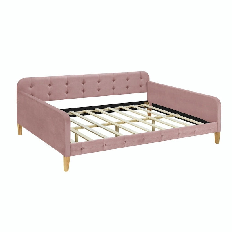 Upholstered Daybed with 4 Support Legs