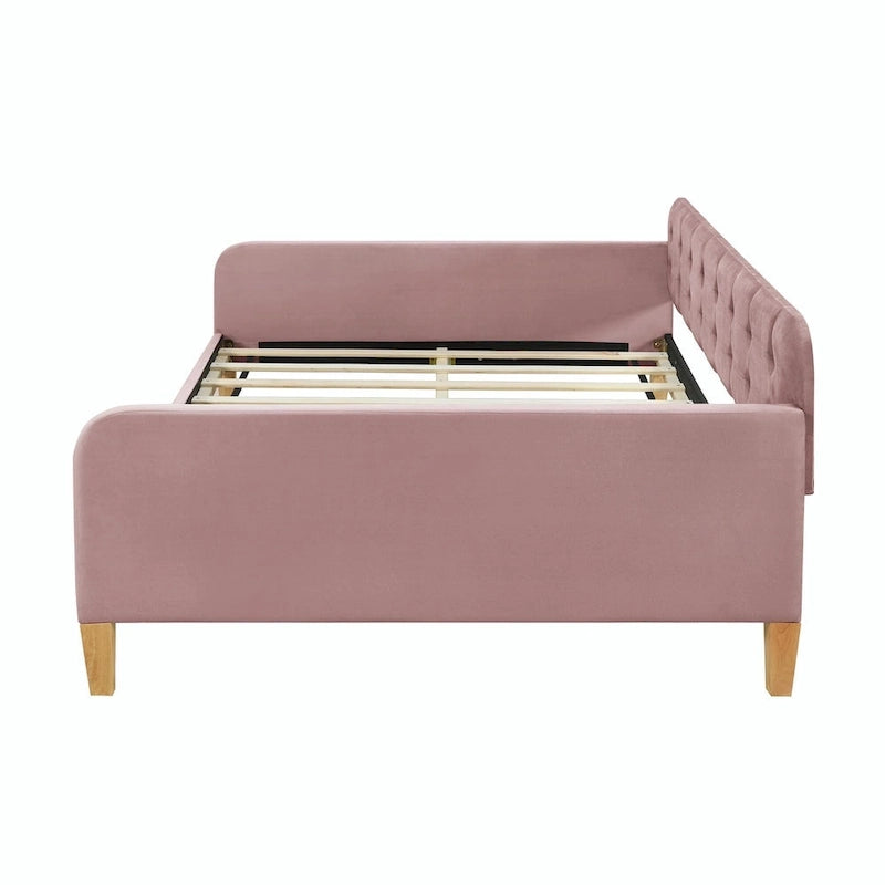 Upholstered Daybed with 4 Support Legs