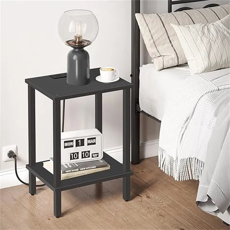 End Table with Charging Station