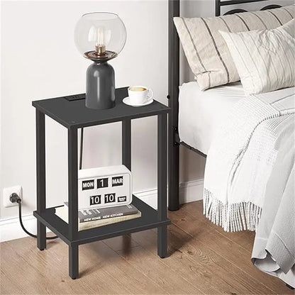 End Table with Charging Station