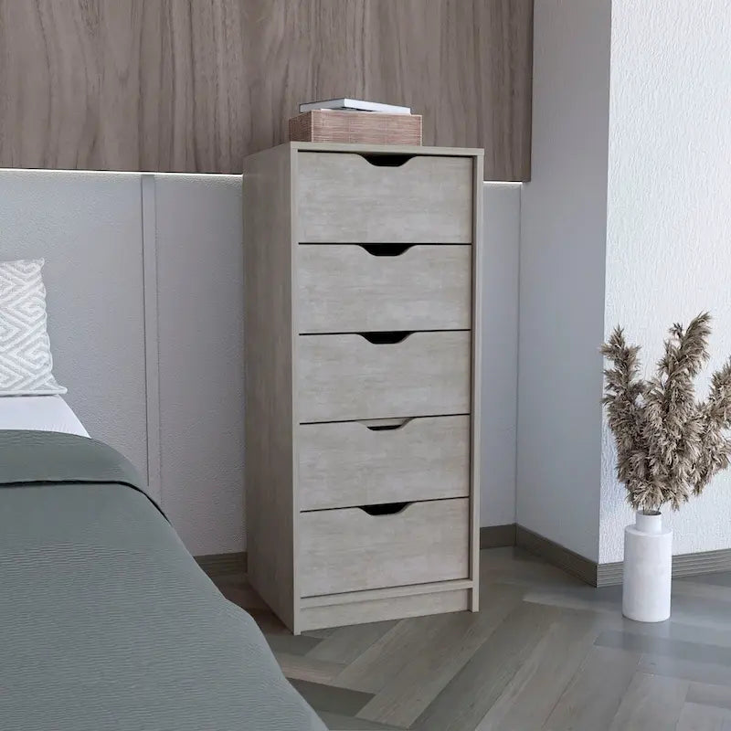 Basilea 5 Drawer Tall Dresser