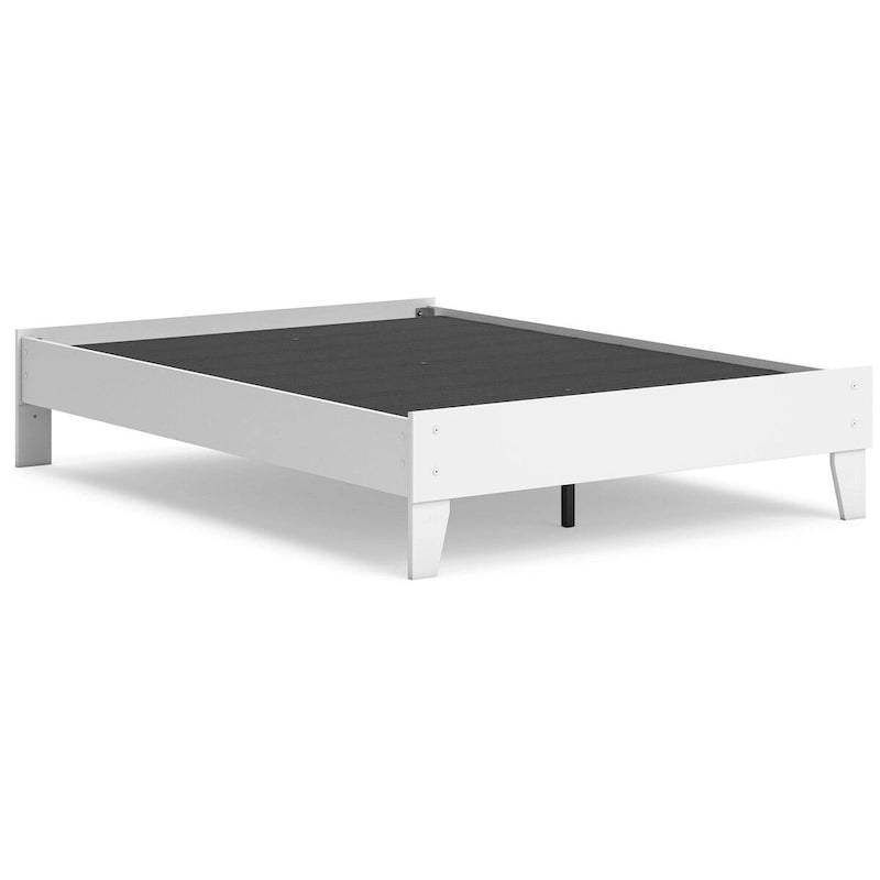 Signature Design by Ashley Hallityn White Full Platform Bed