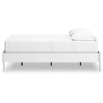 Signature Design by Ashley Hallityn White Full Platform Bed