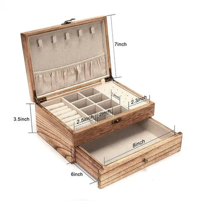 Jewelry Box for Women - 7D x 10W x 4.8H