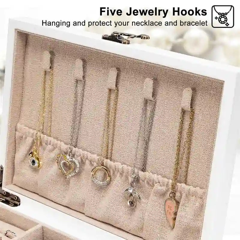 Jewelry Box for Women - 7D x 10W x 4.8H