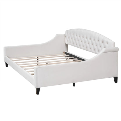 Modern Luxury Tufted Button Daybed, Full
