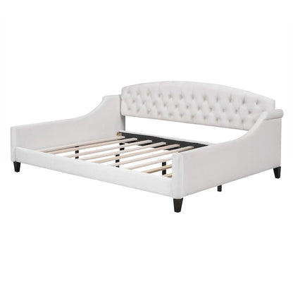 Modern Luxury Tufted Button Daybed, Full