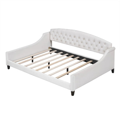 Modern Luxury Tufted Button Daybed, Full