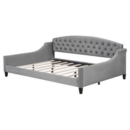 Modern Luxury Tufted Button Daybed, Full