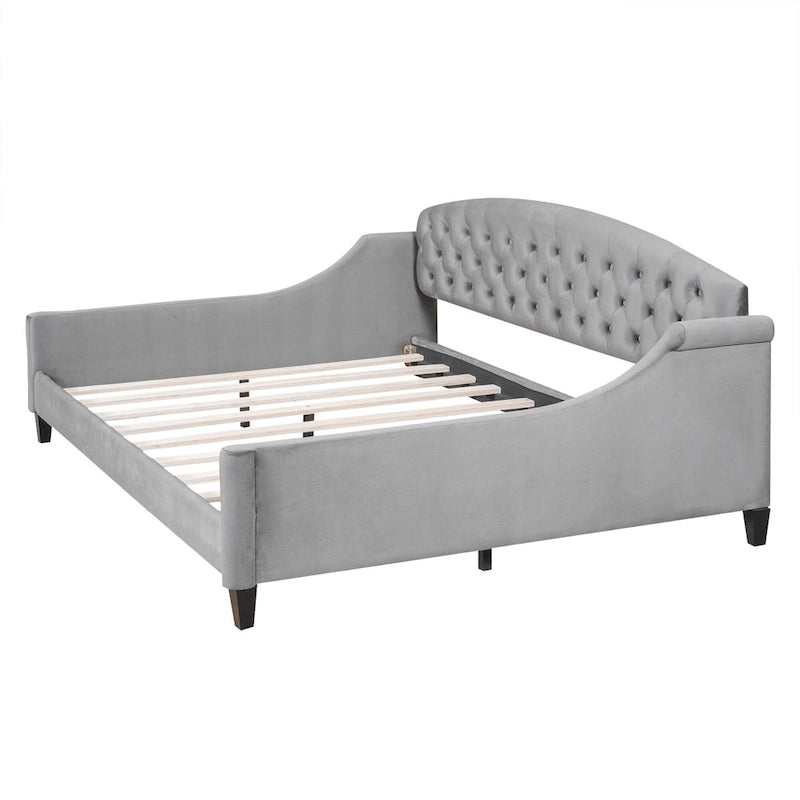Modern Luxury Tufted Button Daybed, Full