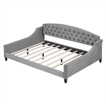 Modern Luxury Tufted Button Daybed, Full
